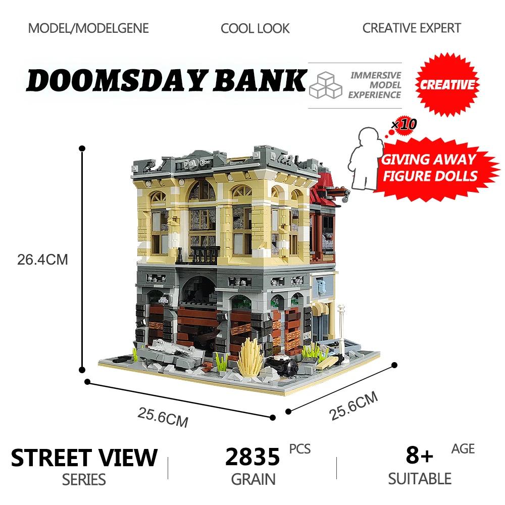 ƮƮ  Doomsday   , MOC ̵  , DIY Ʈ , 2835PCs öƽ 峭,  